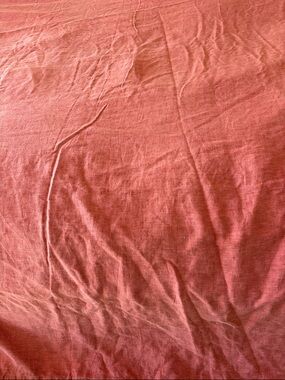 Simple Opulence Rust Linen king duvet and one king sham